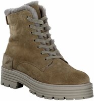 Damen-Winter-Boots aus Leder 901611 (Beige)