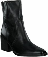 Damen-Stiefeletten aus Leder 903991 (Schwarz)