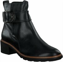 Damen-Stiefeletten aus Leder 903942 (Schwarz)