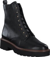 Damen-Schnürboots aus Leder 904090 (Schwarz)