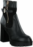 Damen-Plateau-Stiefeletten 824586 (Schwarz)