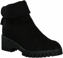 Damen-Stiefeletten aus Leder 902226 (Schwarz)