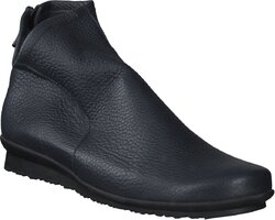 Damen-Stiefeletten aus Leder 914046 (Dunkelblau)