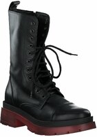 Damen-Schnürboots aus Leder 906955 (Schwarz)