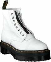 Damen-Schnürboots aus Leder 878601 (Weiß)