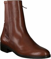 Damen-Stiefeletten aus Leder 909476 (Braun)