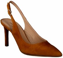 Damen-Slingpumps aus Leder 951353 (Braun)