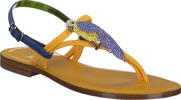 Damen-Zehentrenner 951237 (Gelb/Bunt)