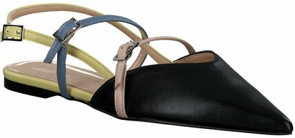 Damen-Slingpumps 908502 (Schwarz/Bunt)