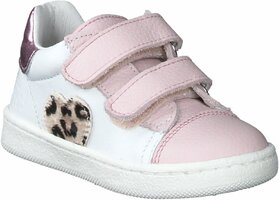 Clic Klett-Halbschuhe für Kinder 840981 (Weiß/Rosa)