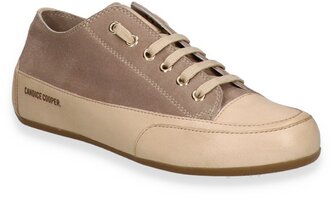 Damen-Schnürschuhe aus Leder 905033 (Beige)