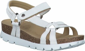 Damen-Sandalen aus Leder 906037 (Weiß)