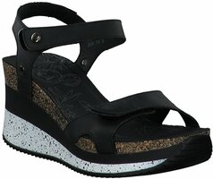 Keilabsatz-Sandalen 906013 (Schwarz)