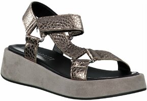 Damen-Sandalen aus Leder 908688 (Gold)