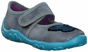 Hausschuhe für Kinder 932358 Weite M (Grau/Silber)