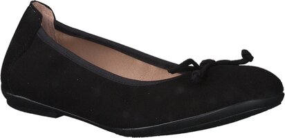 Mädchen-Ballerinas aus Leder 930911 (Schwarz)