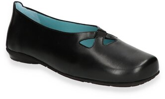Flache Slipper für Damen 562907 (Schwarz)