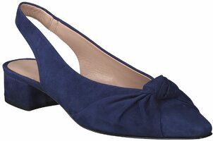Damen-Slingpumps aus Leder 875995 (Blau)