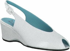 Damen-Sandalen aus Leder 876732 (Weiß)