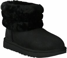 Winter-Boots für Damen aus Leder 878339 (Schwarz)