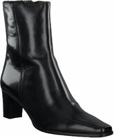 Damen-Stiefeletten aus Leder 699512 (Schwarz)