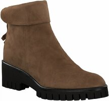 Damen-Stiefeletten aus Leder 902214 (Braun)