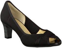 Peeptoes für Damen 231423 (Schwarz)