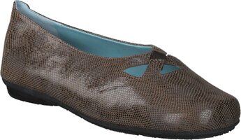 Flache Slipper für Damen 255907 (Braun)