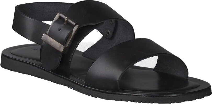 Bruce Brown Herren Sandalen Aus Leder In Schwarz Sandalen Fur Herren Schwarz Leder Herrenschuhe Sandalen