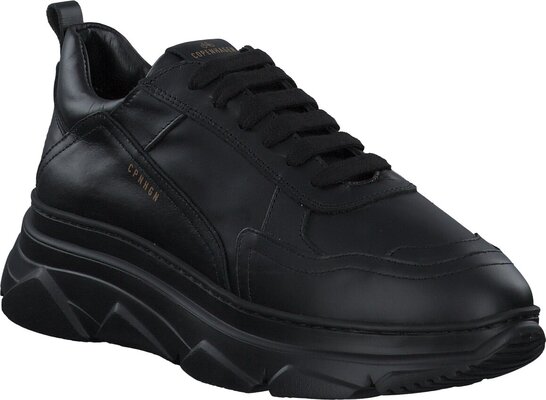 Schne Sneakers Damen Schwarz Leder Bilder
