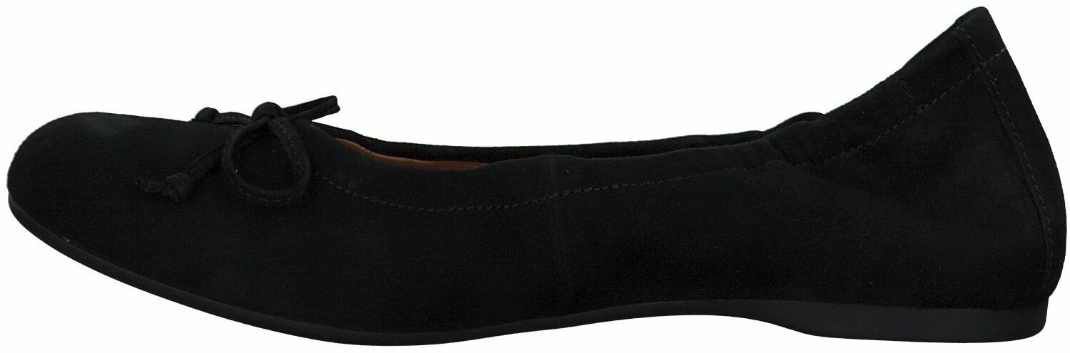 Gabor Damen Ballerinas aus Leder in Schwarz Slipper für Gabor Damen Ballerinas aus Leder in Schwarz Slipper für
