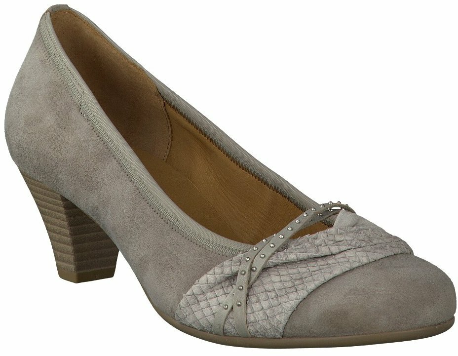 Gisy: Gabor Riemchen Pumps für Damen 818884 (Hellgrau Gisy: Gabor Riemchen Pumps für Damen 818884 (Hellgrau