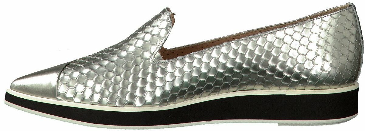 Pertini Slipper Fur Damen In Silber Slipper Fur Damen Silber Leder Damenschuhe Slipper