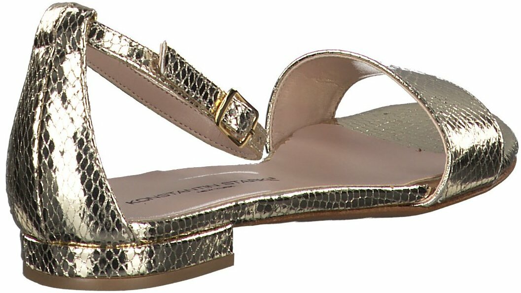 Konstantin Starke Flache Damen Sandalen Gold Im Online Shop Von Gisy Kaufen