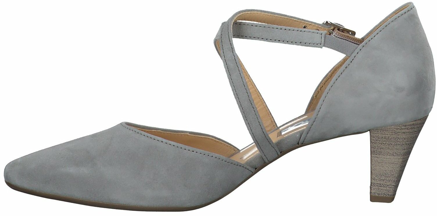 Gisy: Gabor Riemchen Pumps für Damen 818884 (Hellgrau Gisy: Gabor Riemchen Pumps für Damen 818884 (Hellgrau