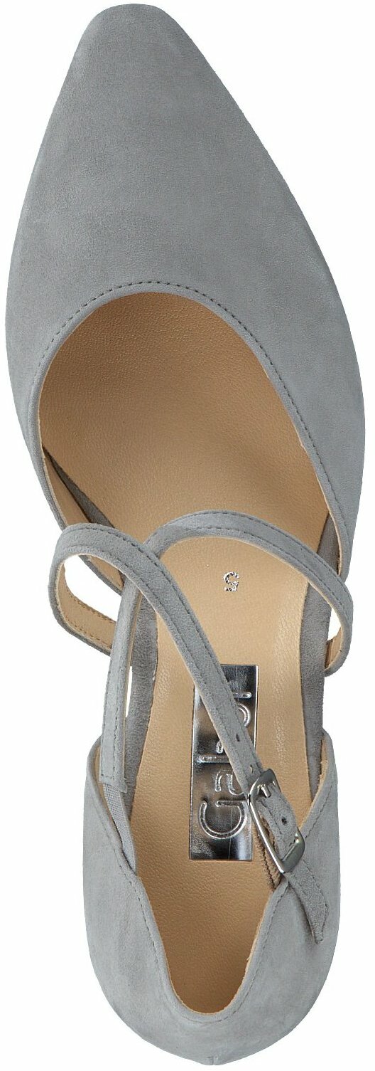 Gisy: Gabor Riemchen Pumps für Damen 818884 (Hellgrau Gisy: Gabor Riemchen Pumps für Damen 818884 (Hellgrau