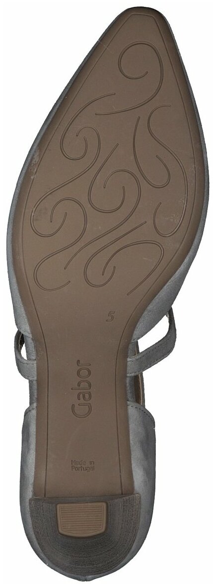 Gisy: Gabor Riemchen Pumps für Damen 818884 (Hellgrau Gisy: Gabor Riemchen Pumps für Damen 818884 (Hellgrau