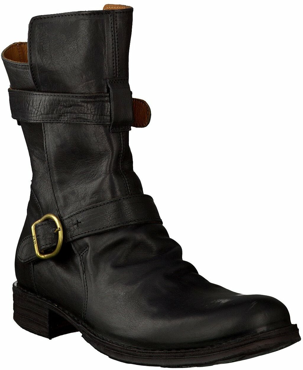 Fiorentini Baker Schwarze Biker Boots Fur Herren Stiefeletten Fur Herren 5904 Schwarz Leder Herrenschuhe Stiefeletten